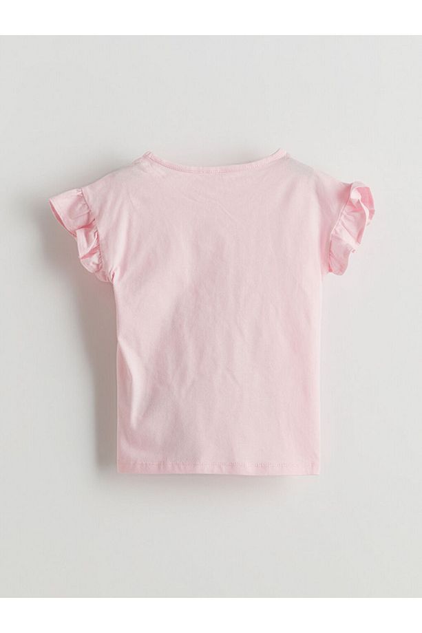 LCW baby Pembe Bugs Bunny Baskılı Kız Bebek Şortlu Pijama Takım - 8