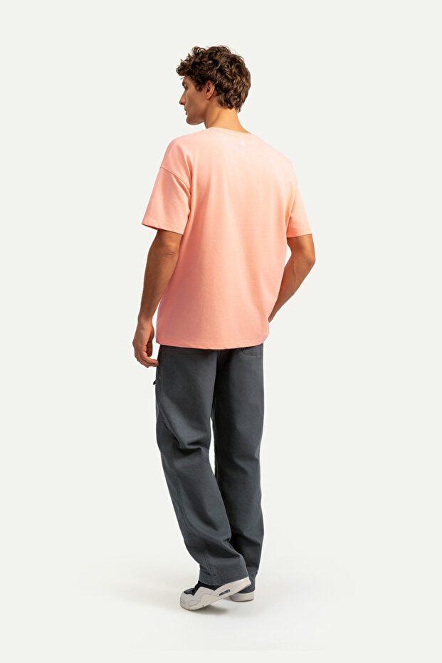 Unisex Oversize/ Relax Fit Basic T-Shirt - Canyon - 5