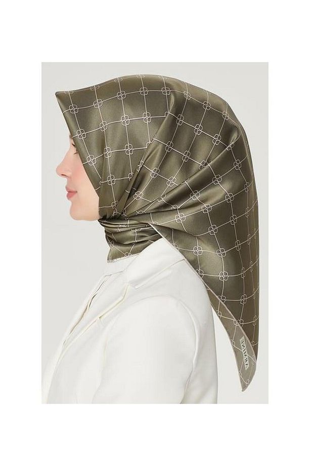 Nostalji Serisi Twill İpek Eşarp 8555D-07 - 2