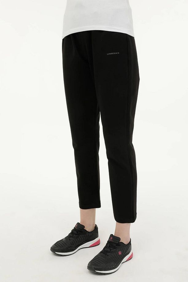 W-ct137 Basıc Track Pants 3fx Siyah Kadın Eşofman Alt - 1