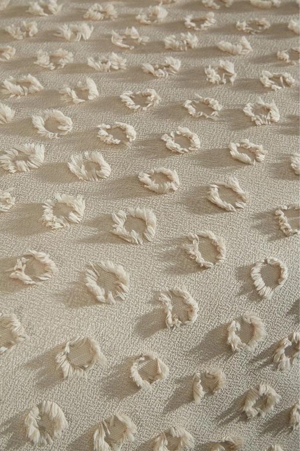Tek Kişilik %100 Pamuk Ponponlu Pike Takımı 160x220 Cm Yumuşak, Hafif, Yazlık Pike Seti - 4