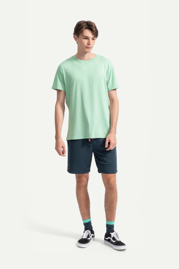 Unisex Regular Fit Basic T-Shirt - Mint - 4