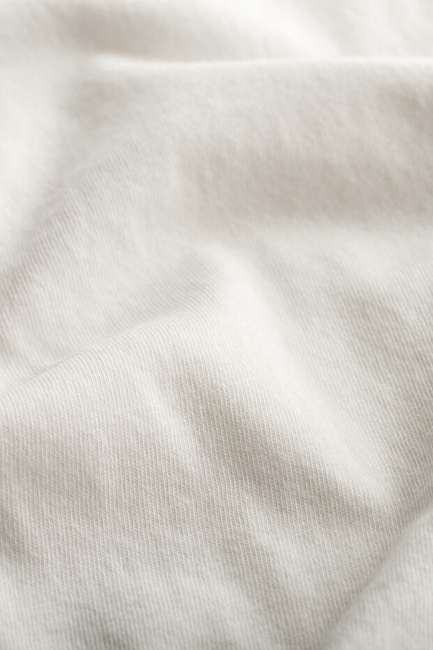 Unisex Regular Fit Basic T-Shirt - Off White - 8