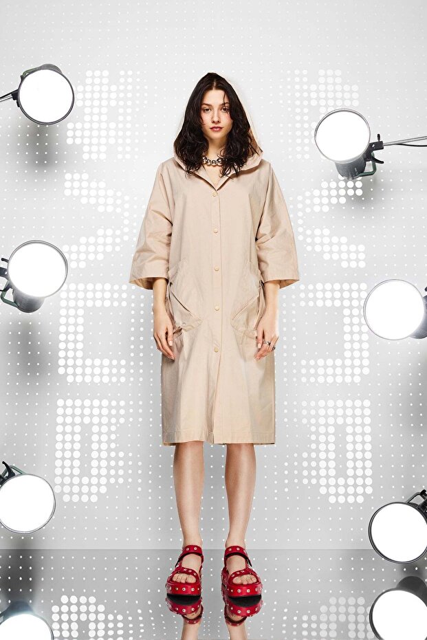 Kadin Krem Gömlek 15073 - 2