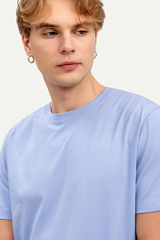 Unisex Regular Fit Basic T-Shirt - Jellyfish - 3