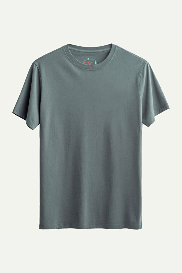 Unisex Regular Fit Basic T-Shirt - Storm - 1