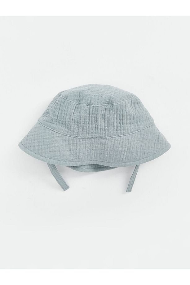 LCW baby Mavi Basic Erkek Bebek Bucket Şapka - 2