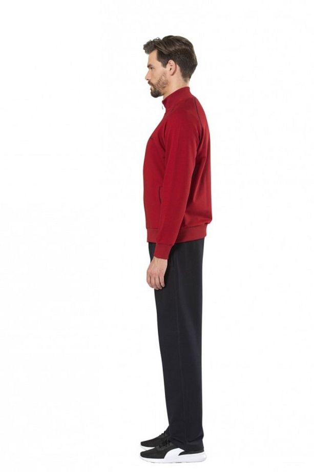 Erkek Lisanslı Pamuklu Uzun Kol Regular Fit Fermuarlı Alt Üst Eşofman Takımı - 3