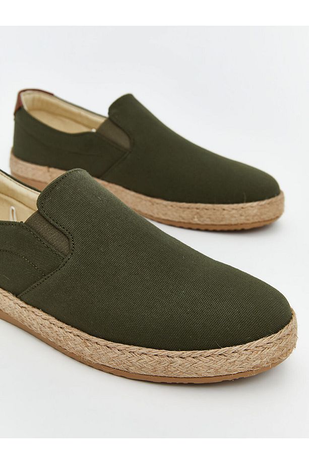 Hasır Tabanlı Erkek Espadril Ayakkabı - 3