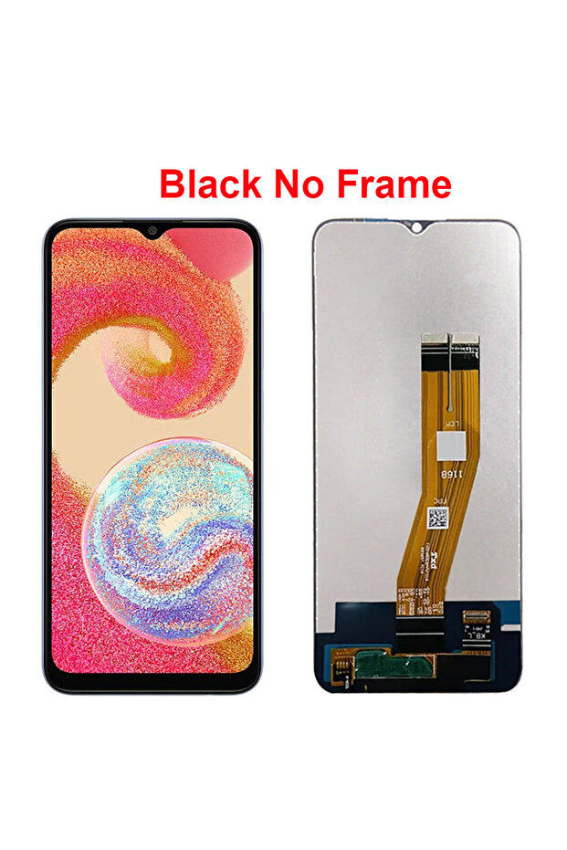 Black With Frame Origina LCD For Galaxy A04e A042F LCD Display Screen Touch Panel Digitizer Replace - 5