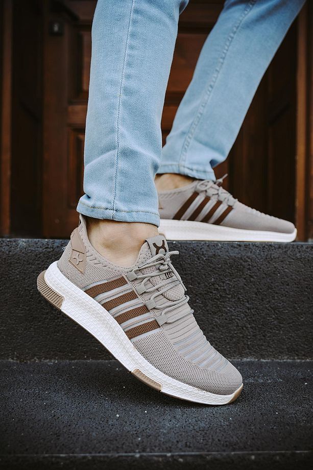 Cbm 4025 Şeritli Hafif Günlük Yürüyüş Koşu Fileli Erkek Sneaker - 2