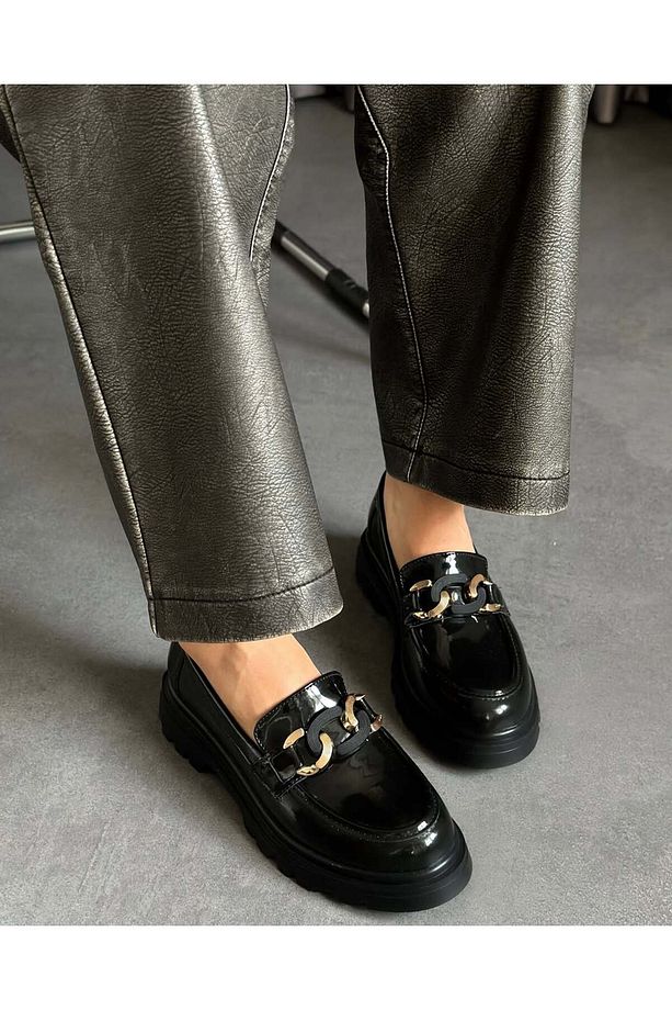 CASLE&BLACK AC035260-1 LOAFER ORTOPEDİK TABAN TOKALI GÜNLÜK AYAKKABI - 1