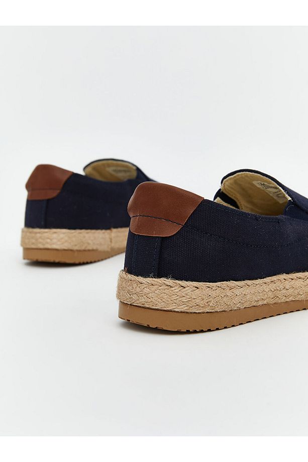 Hasır Tabanlı Erkek Espadril Ayakkabı - 5