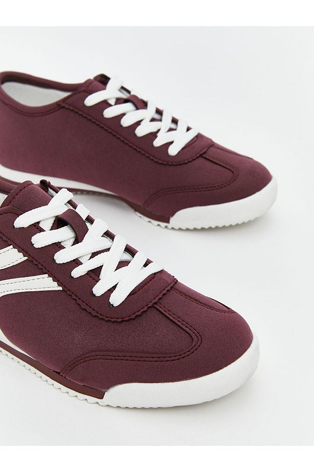LCW STEPS Bordo Bağcıklı Kadın Spor Ayakkabı - 3