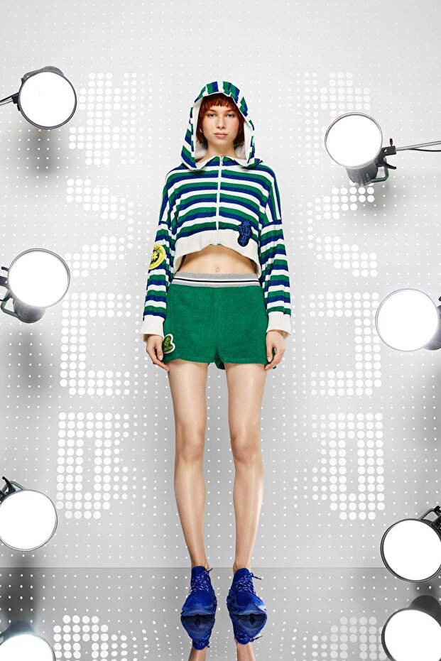 Kadin Yeşil Şort 15134 - 2