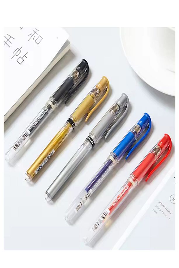 İmza Kalemi 1 Adet Uniball Signo Broad 1.0 mm Roller Pilot Kalem Um-153 Yaldızlı Davetiye Kalemi Uçl - 5