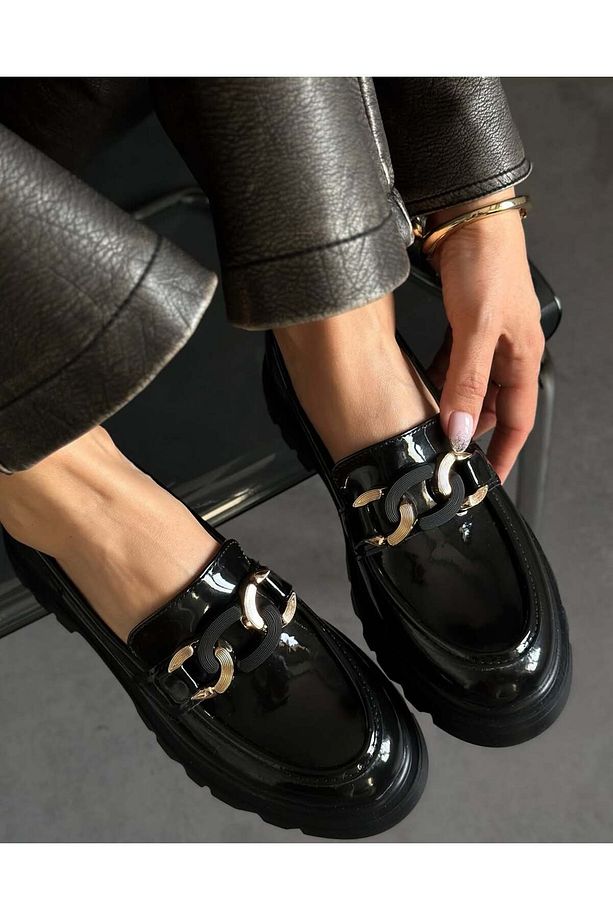 CASLE&BLACK AC035260-1 LOAFER ORTOPEDİK TABAN TOKALI GÜNLÜK AYAKKABI - 3
