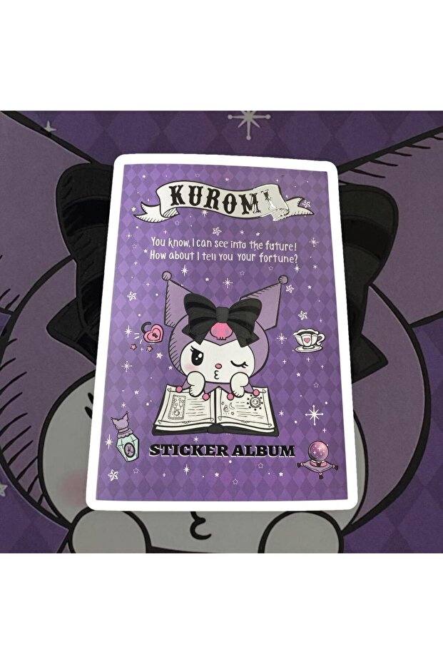 Hello Kitty and Friends Kuromi My Melody Sticker Album 16 Sheets