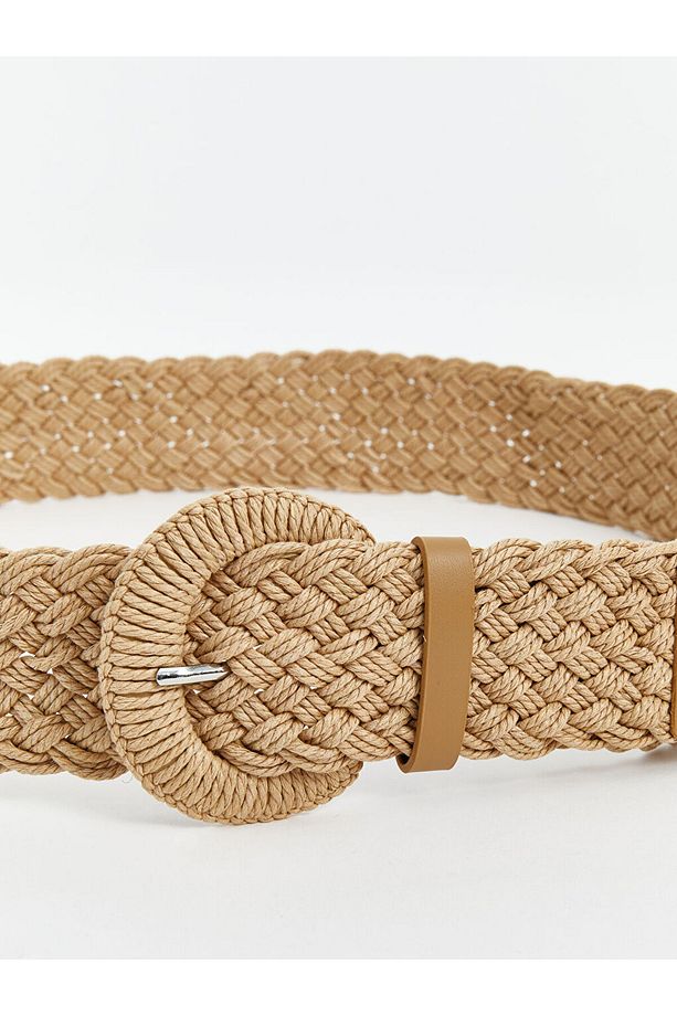 LCW ACCESSORIES Bej Kadın Hasır Kemer - 4