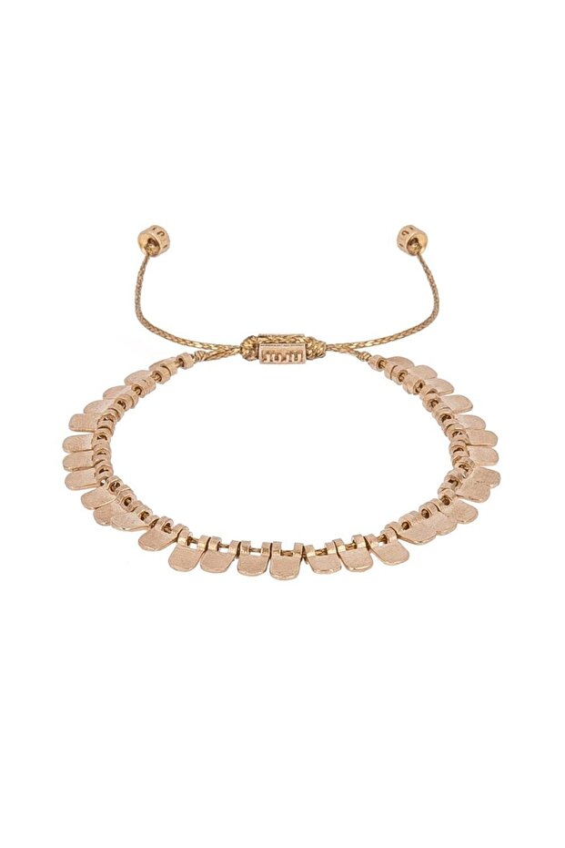 Bronz Fish Scale Bileklik - 1