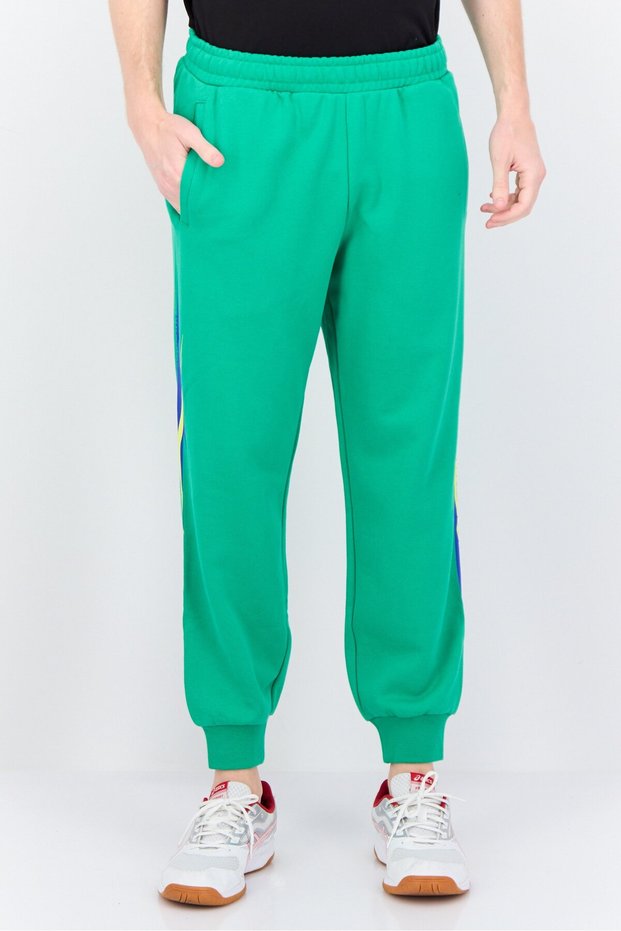 x BMW Motorsport Men Sportswear Fit Drawstring Outdoor Sweatpants, Green