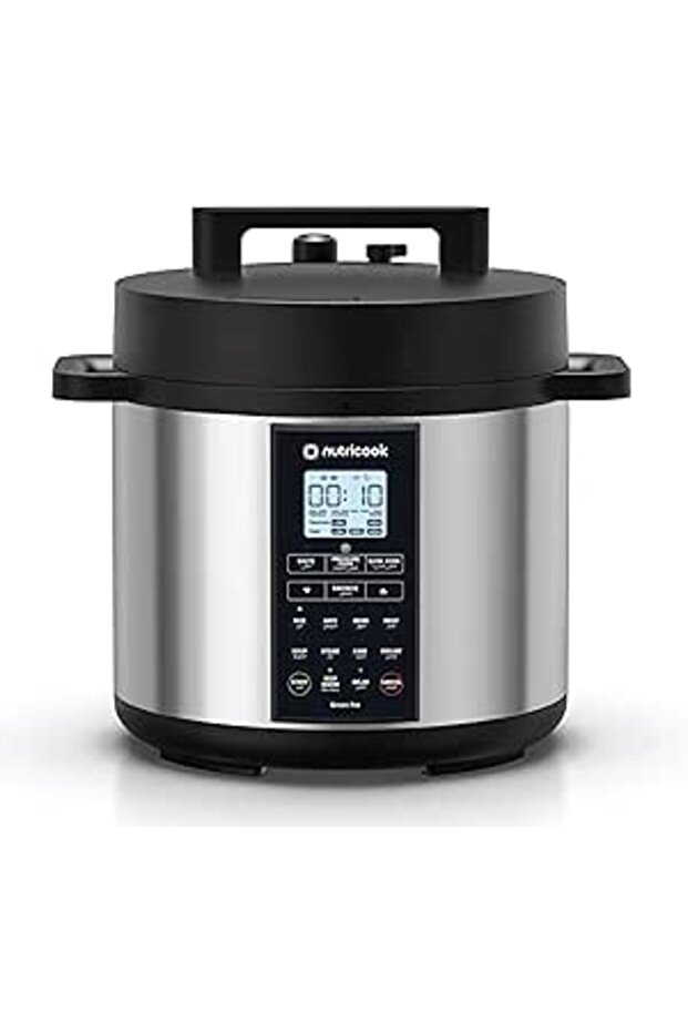 Nutrck Smart Pot NC-SP150 4Ltr Smart Pot Electric Pressure Cooke Silver/ Black