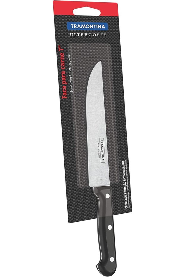 Since 1911, Made In Brazil - Ultracorte 7 Inches Kitchen Knife With Stainless Steel Blade