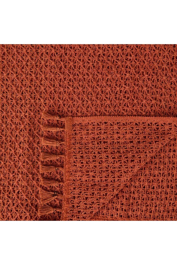 Soft Santa Runner - Kiremit - 35x145 cm - 3