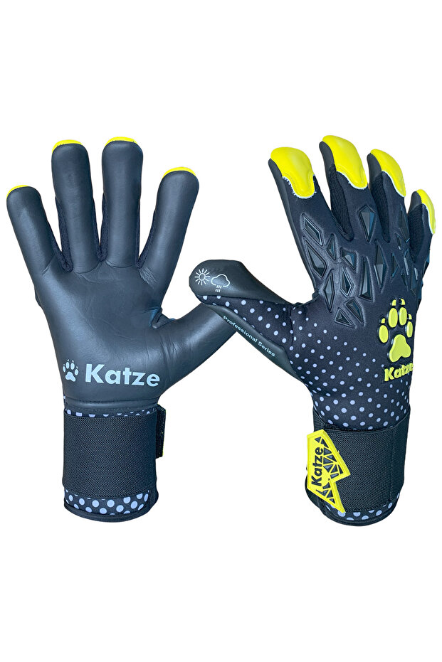 Eagle Kaleci Eldiveni Siyah Sarı - 1