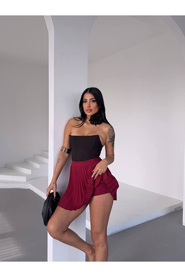 Piliseli Mini Etek - 1