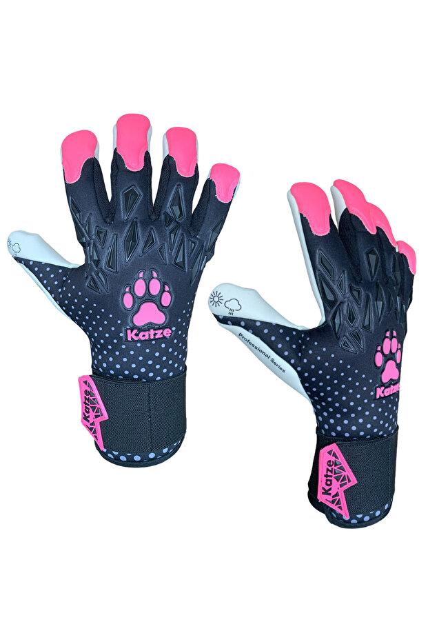 Eagle Kaleci Eldiveni Siyah Pembe - 5