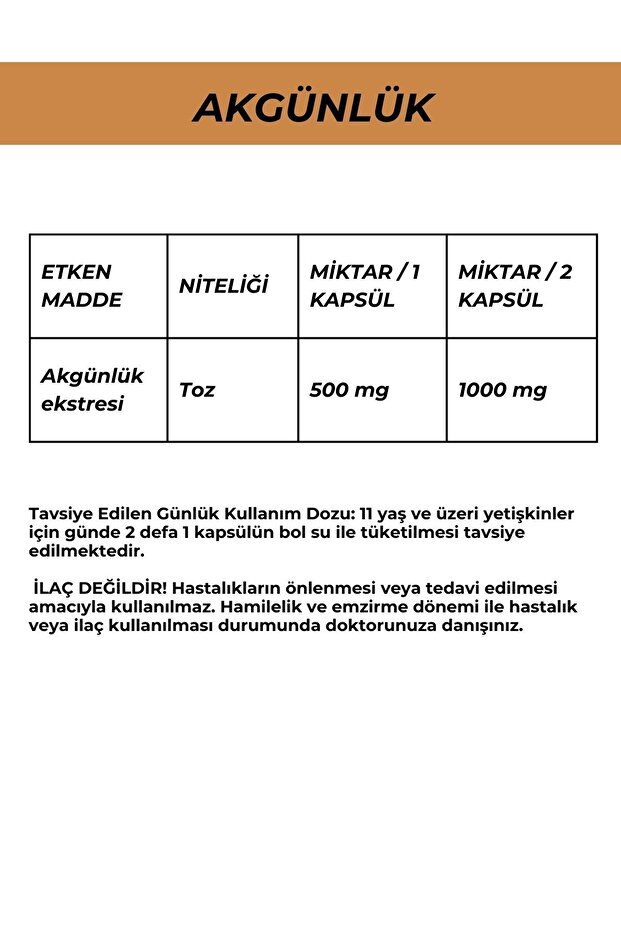Akgünlük 60 Capsul - 2