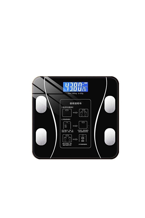 ميزان الكتروني ذكي لقياس الوزن - الميزان الذكي يعمل بالشحن بدون بطاريات من باستك - 2