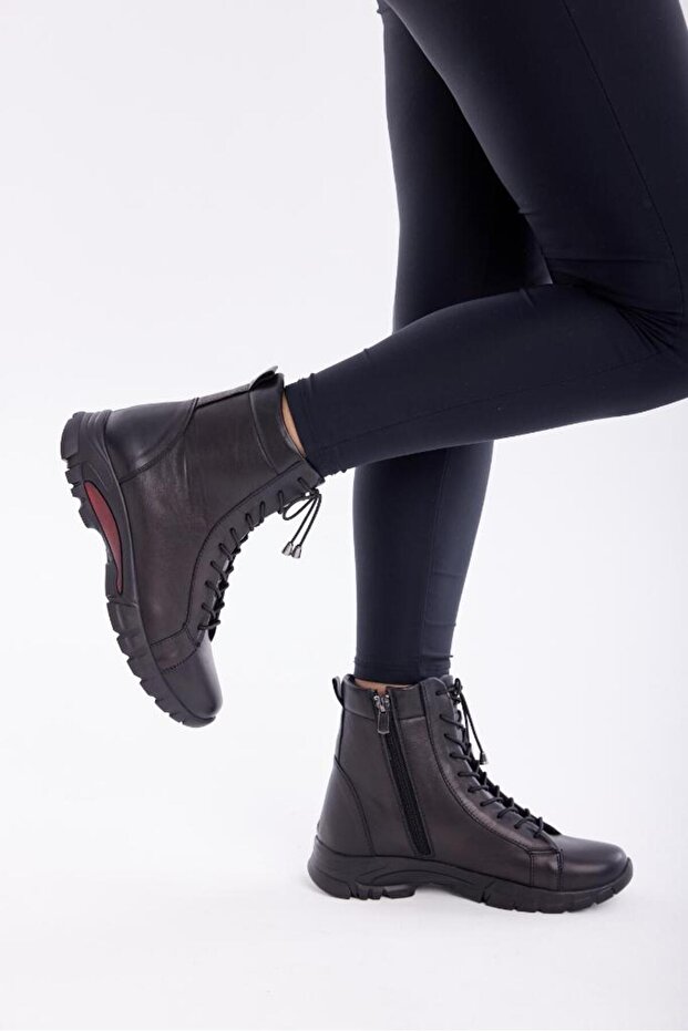 Hakiki Deri Kadın Bot - 1