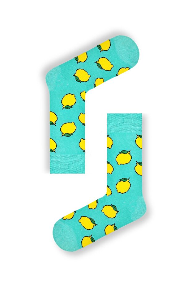 Set of 6 Patterned and Solid Color Socks - 2
