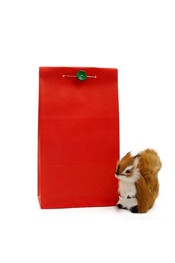 15x29x8 Cm Kırmızı Renkli Kese Kağıdı 10 Adet, Hediyelik Poşet, Hediye Kutusu - 2