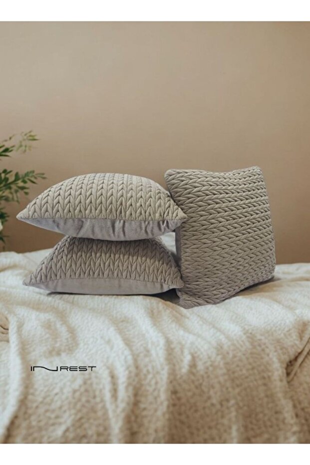 غطاء وسادة فاخر متعدد الألوان - INREST 45*45 سم قطعة واحدة