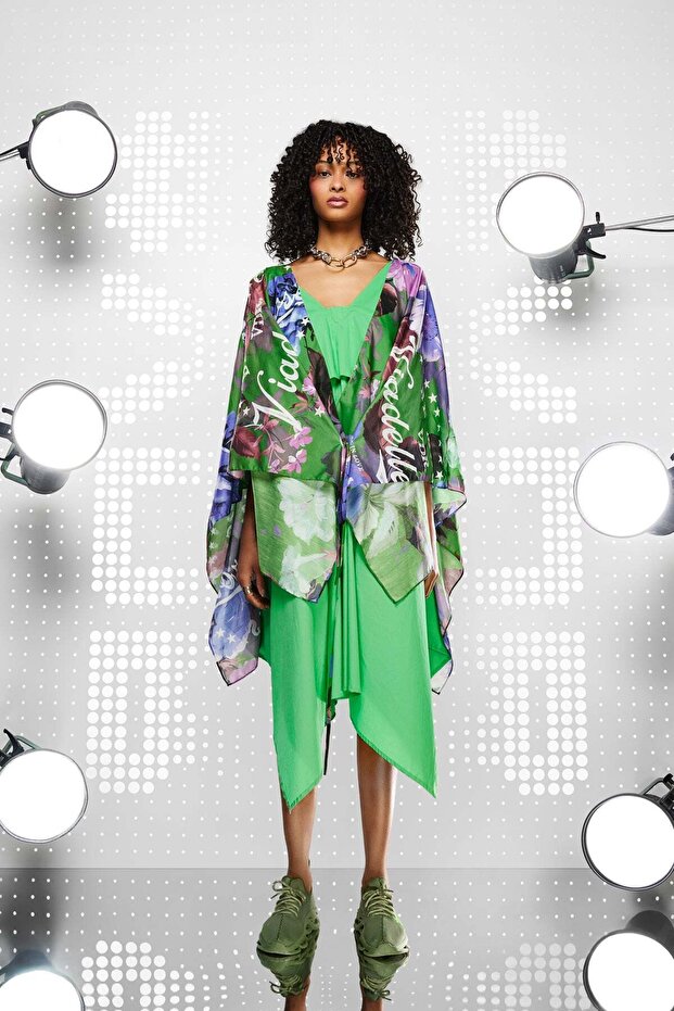Women's Green Pareo 15365