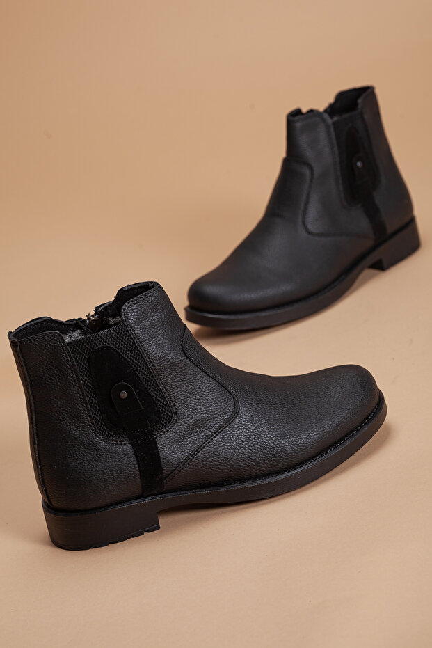 موديل D751 - حذاء رجالي من الفرو المقاوم للبرد - 7