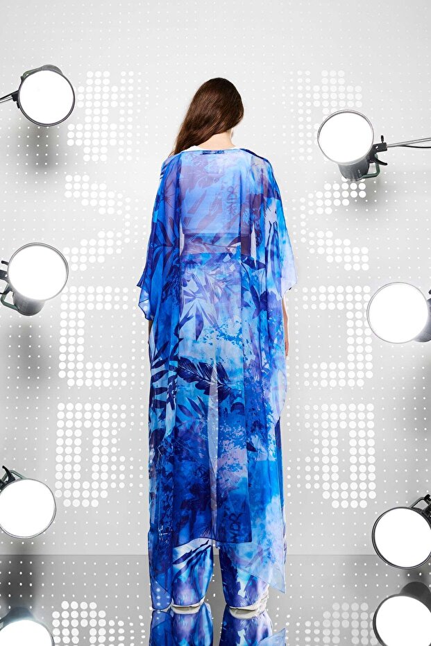 Kadin Mavi Pareo 15357 - 3