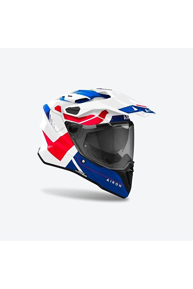 Commander 2 Reveal Blue Red Gloss Kask - 3