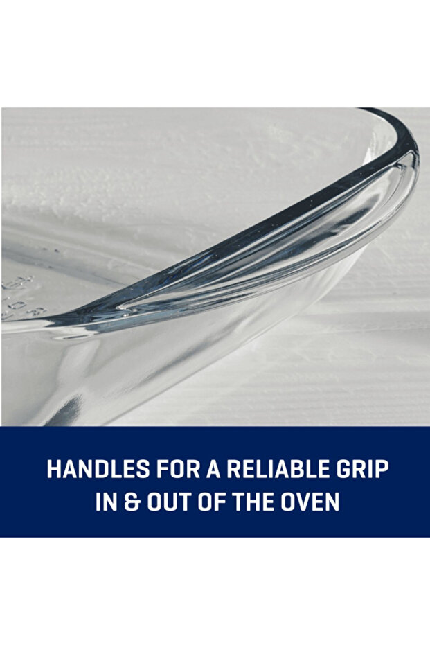 Essentials Rectangular Glass Roaster Clear 3qt - 2