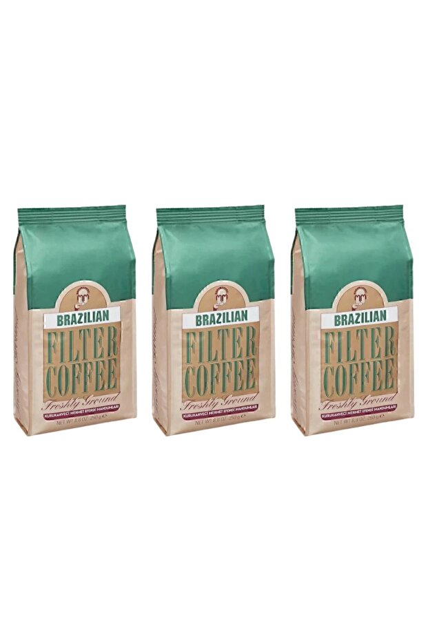 Kurukahveci Brazilian Filter Coffee 3 X 250 g