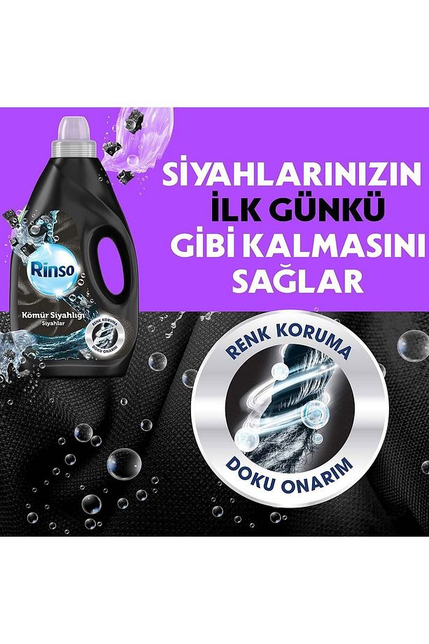 Sıvı Deterjan Kömür Siyahlığı Siyahlar İçin Sıvı Deterjan 3LT - 4
