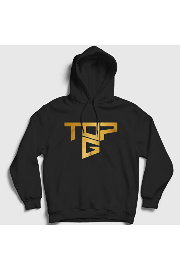Unisex Black Logo Topg Andrew Tate Hooded Sweatshirt 448793Tt