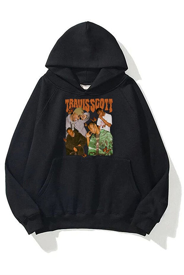 Travis Scott Butterfly Sweatshirt Hoodie Black