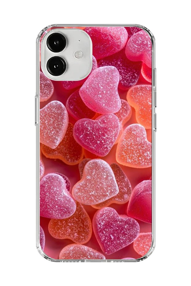 حافظة شفافة متوافقة مع هاتف iPhone 12 Mini بتصميم كاندي