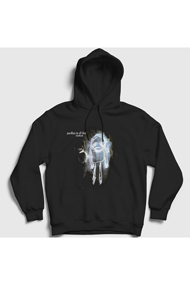 Unisex Black Goodbye Shamrain Hooded Sweatshirt 442170Tt