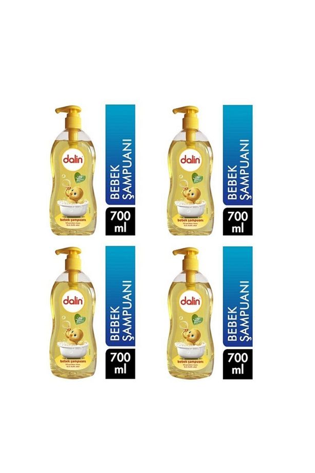 Bebek Şampuanı 700 Ml Pompalı 4 Lü Set - 1