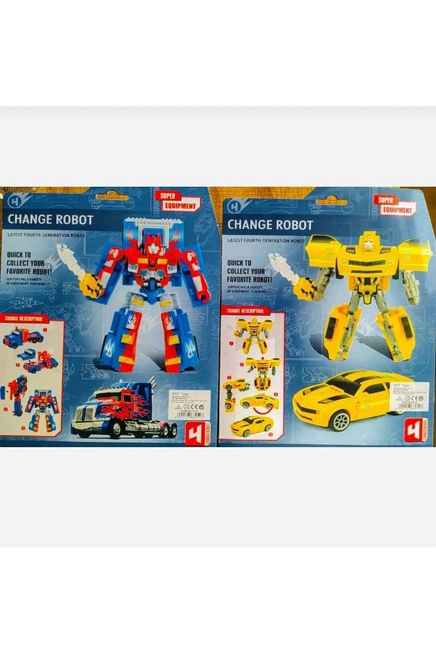 TRANSFORMERS Bumblebee Ve Optimus Prime Robota Dönüşen Arabalar 15Cm - 2